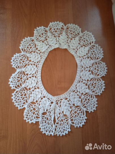 Кружевные, накладные воротники ручная работа