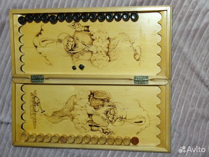 Нарды ручной работы бу,в отличном состоянии