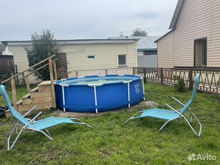 Каркасный бассейн бу