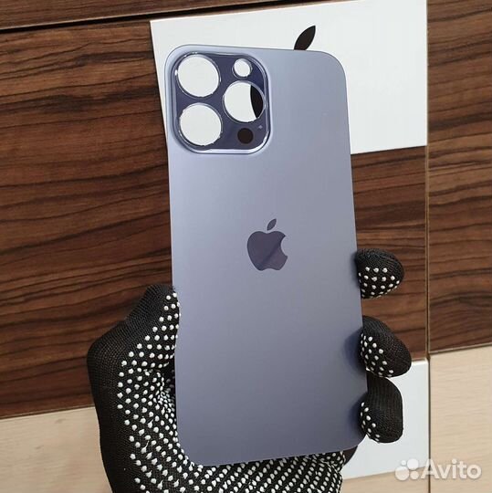 Крышка iPhone 14 Pro Max оригинал (стекло) цвета