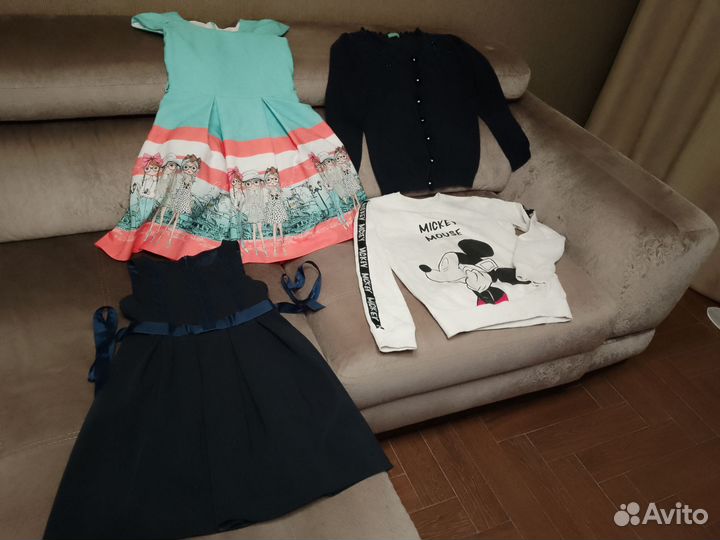 Школьные вещи пакетом для девочки 134