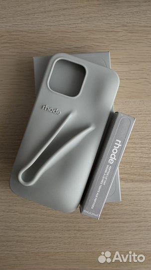 Набор rhode (чехол и блеск)