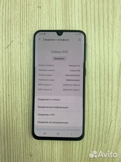 Samsung Galaxy A40, 4/64 ГБ