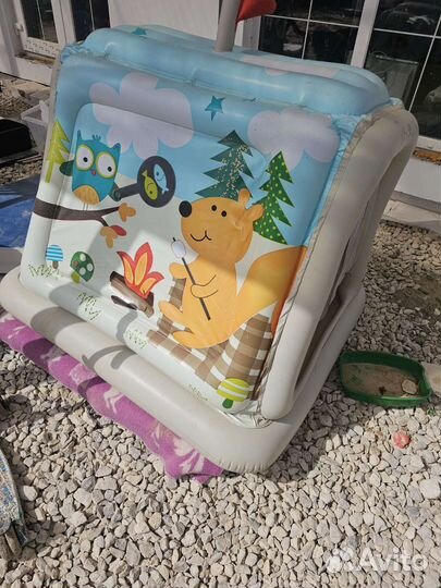 Надувной домик палатка детская intex