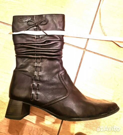 Сапоги демисезонные женские 39