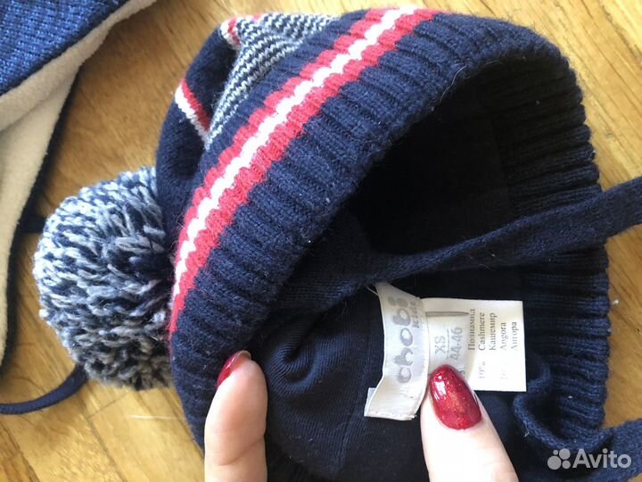 Шапки на мальчика chobi, reima, варежки reima