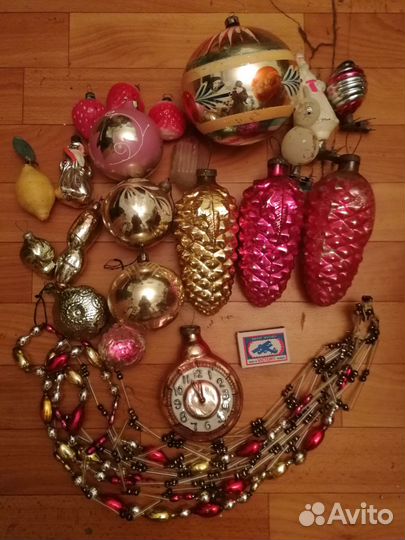 Елочные игрушки СССР