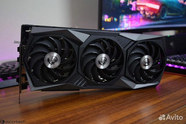 Видеокарта MSI RTX 3070ti gaming X trio
