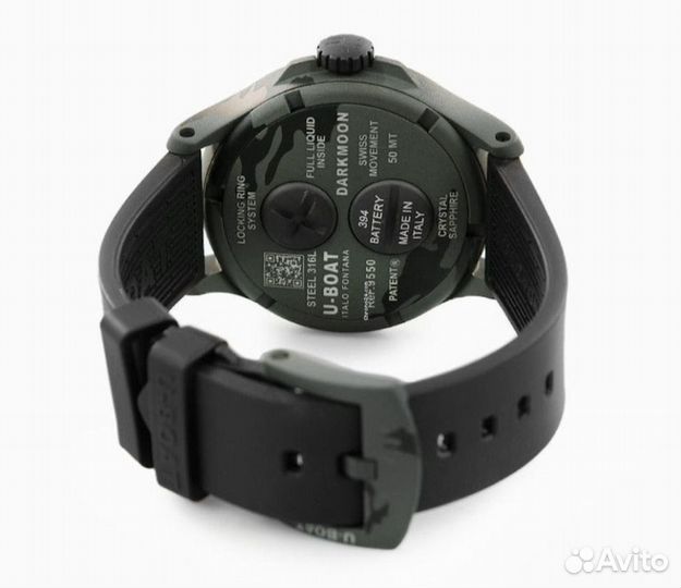 U-Boat Darkmoon 9550 Quartz Grey Dial Men's Watch