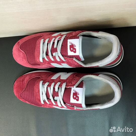 Кроссовки New Balance 574 мужские бордовые