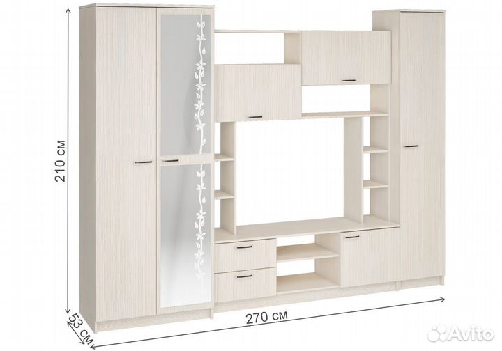 Готовые гостиные Аула сосна карелия - сосна карели