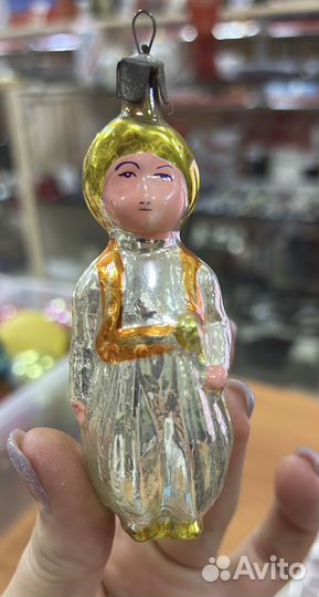 Елочные игрушки стекло СССР