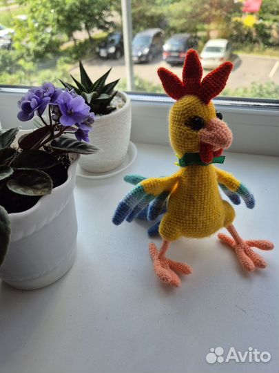 Игрушки ручной работы петушок