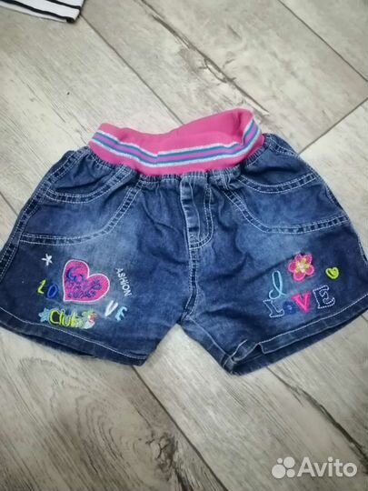 Джинсовые шорты+майка(топик)