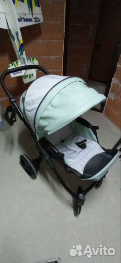 Коляска 2 в 1 эко кожа