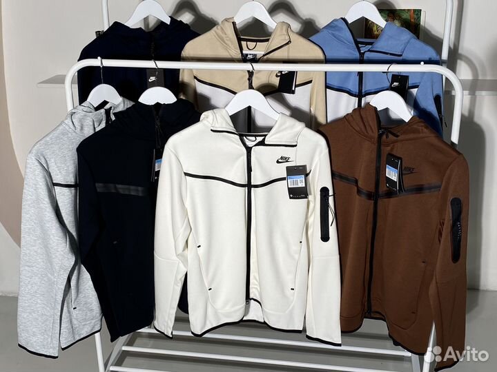 Зип худи nike tech fleece