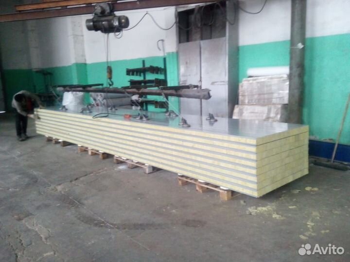 Сэндвич панель кровельная с наполнителем пир