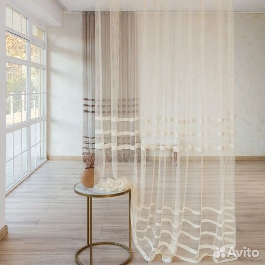 Тюль Фрида Айвори