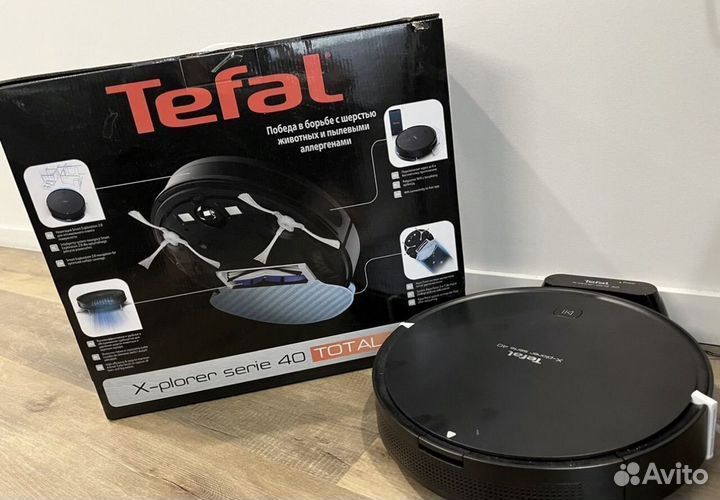 Робот пылесос tefal 40