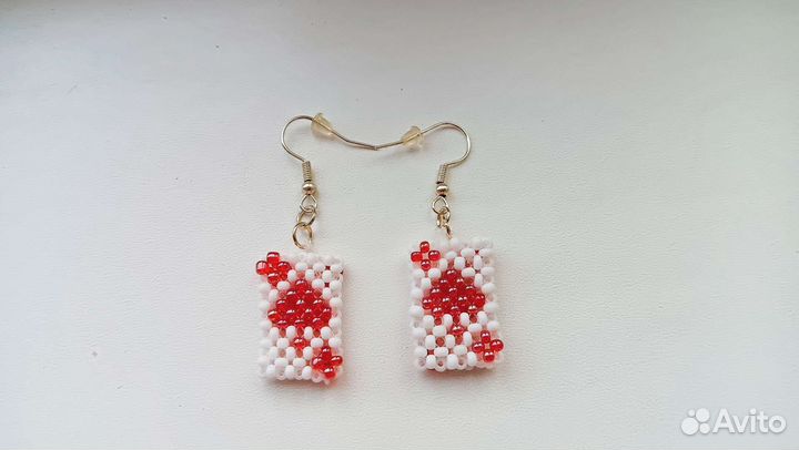 Серьги из бисера