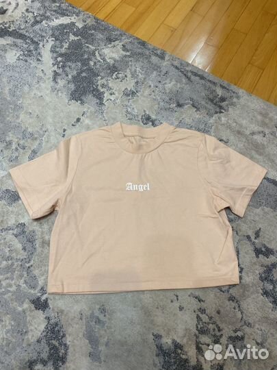 Футболка женская укороченная