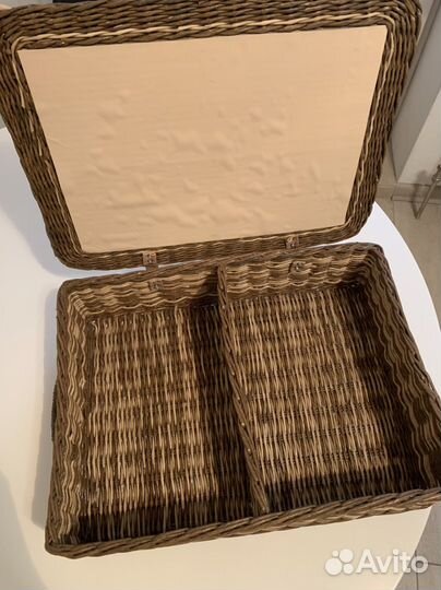 Корзина плетеная для документов