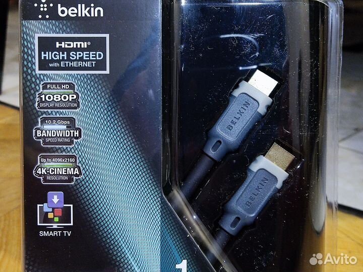 Цифровой кабель Belkin Pro HD 1000 hdmi 1м