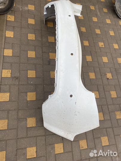 Задний бампер Киа рио 2013г седан