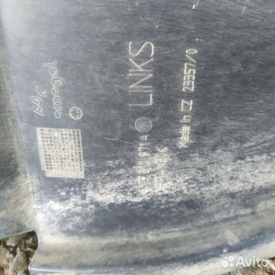 Подкрылок задний левый Skoda Fabia универсал 1