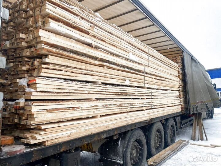 Доска обрезная 50х150х6000