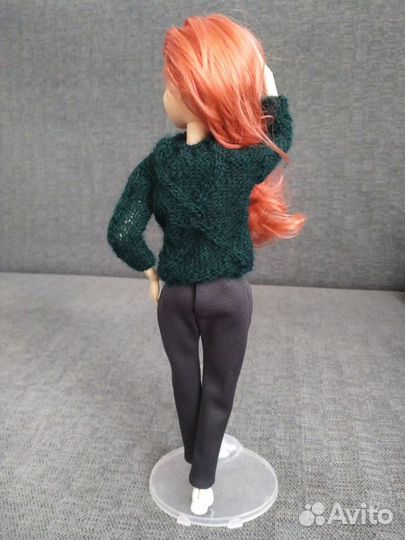 Вязаный свитер для куклы Барби (hand made)