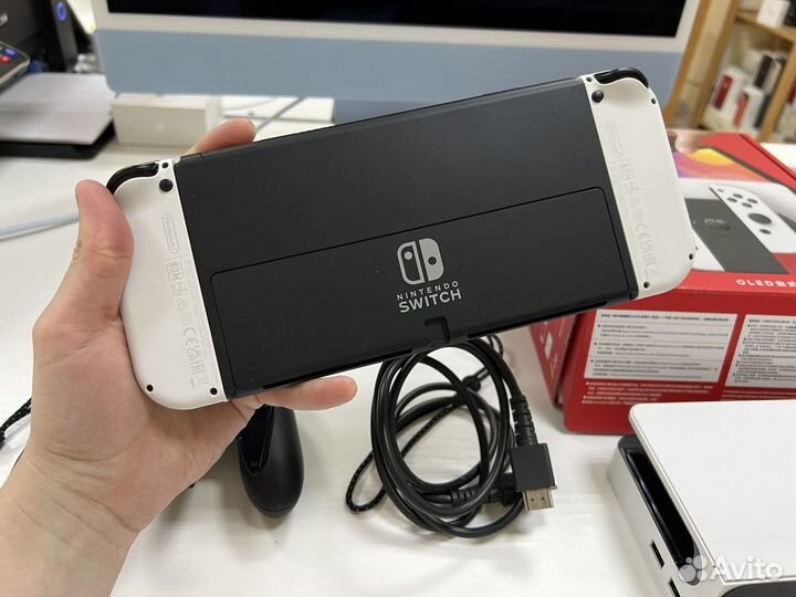 Nintendo switch oled полный комплект
