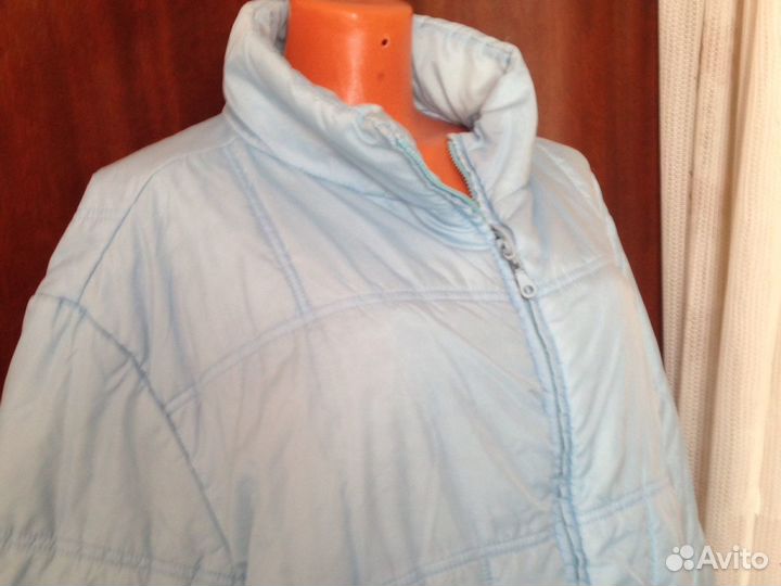 Тёплая куртка большого размера