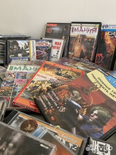 DVD и CD диски с играми (за 65 шт)
