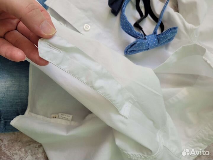 Комлект для мальчика на годик (джинсы и рубашка)