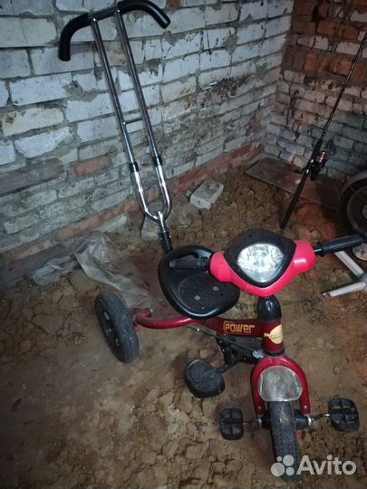 Детский трехколесный велосипед бу 