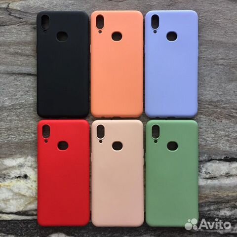 Чехол для Samsung A10S микрофибра внутри