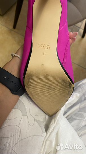 Ботильоны zara 37