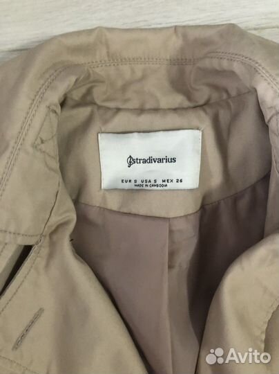 Тренч stradivarius