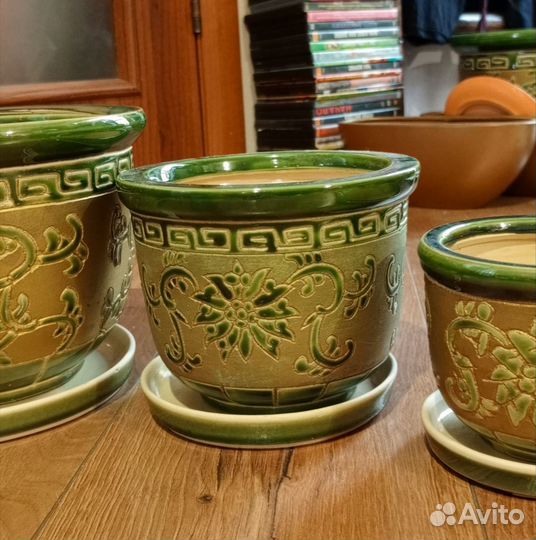 Кашпо для цветов керамика