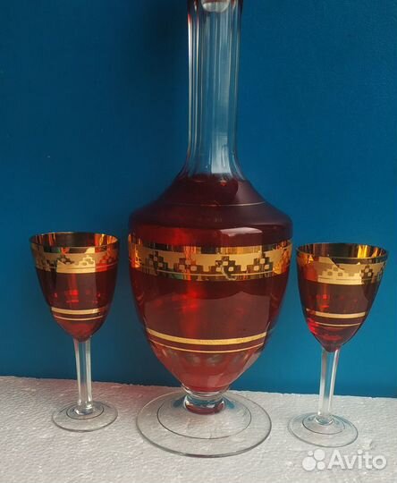 Графин Богемия разные сапожок