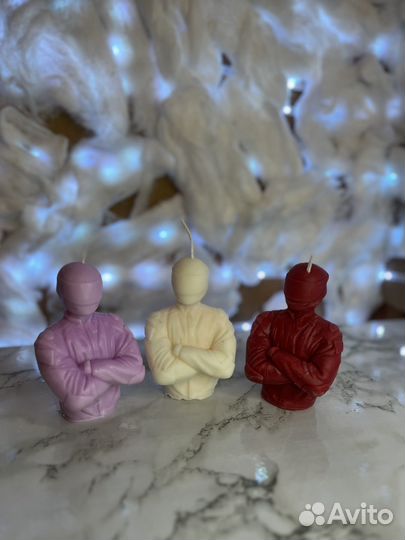 Ароматическая свеча мотоциклист