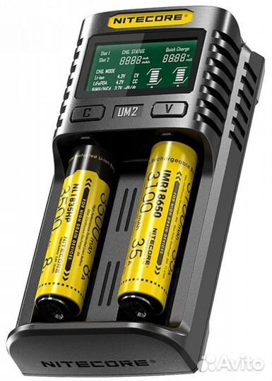 Зарядное устройство с дисплеем NiteCore UM2