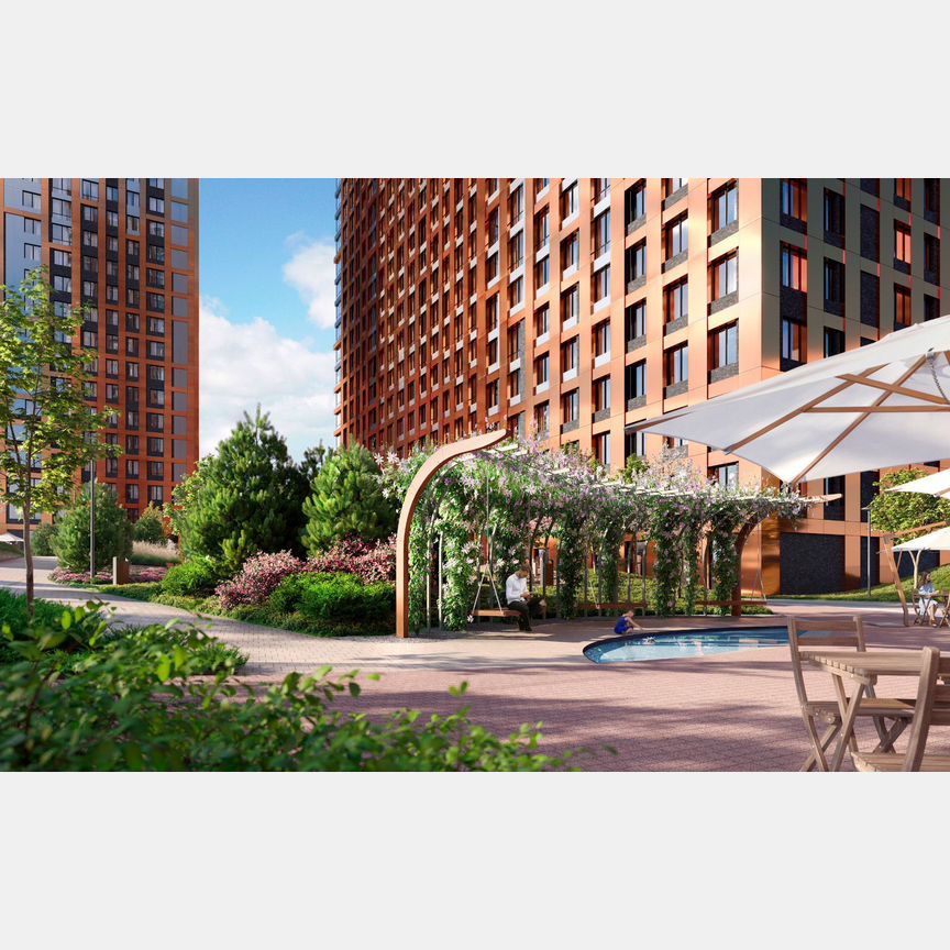 2-к. квартира, 65,5 м², 30/43 эт.