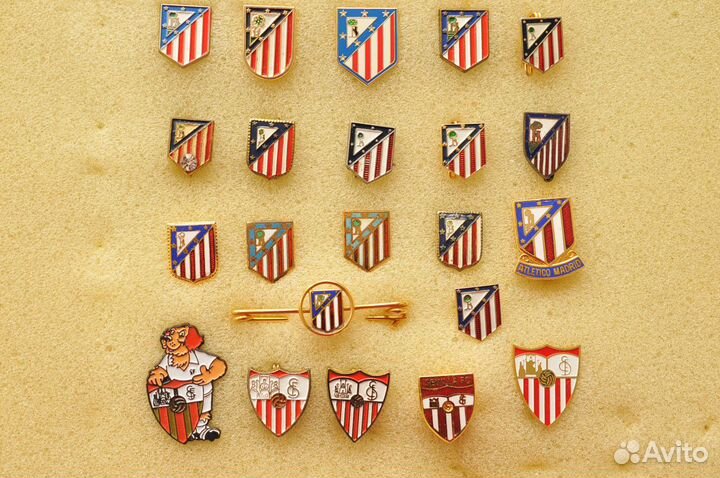 Значки футбол старая Испания Ла Лига и 2 лига
