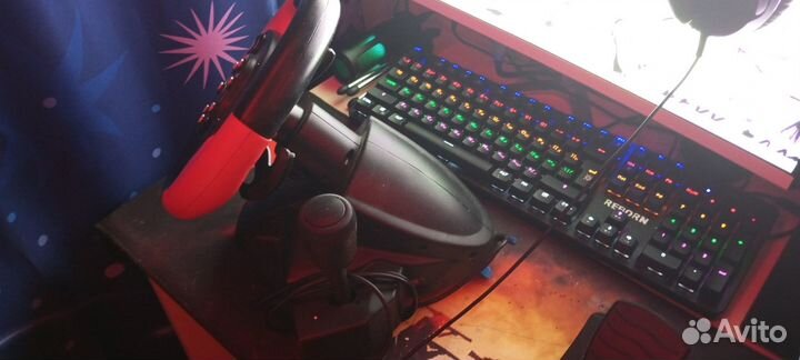 Руль для пк Dialog GW-125VR E-Racer