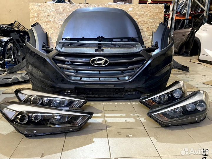 Ноускат передняя часть Hyundai Tucson 3 TL рест