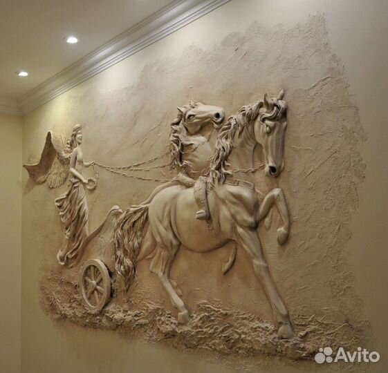 Декор стен, барельеф, панно, фото-декупаж