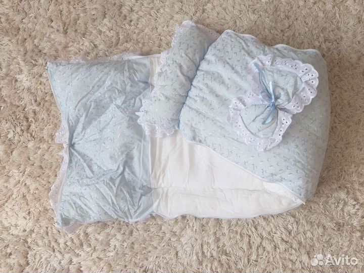 Конверт на выписку для мальчика осень зима