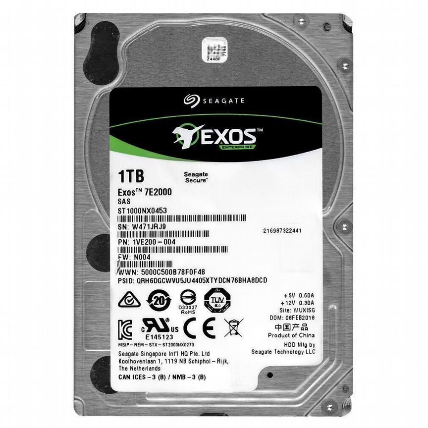 [ST1000NX0453] 1tb Sata Hdd Seagate Enterprise St1000nx0453